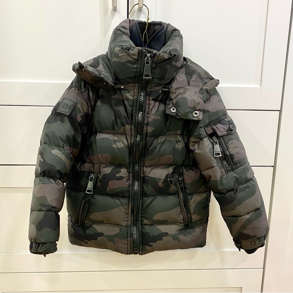 Boys Sam Camo Glacier Coat